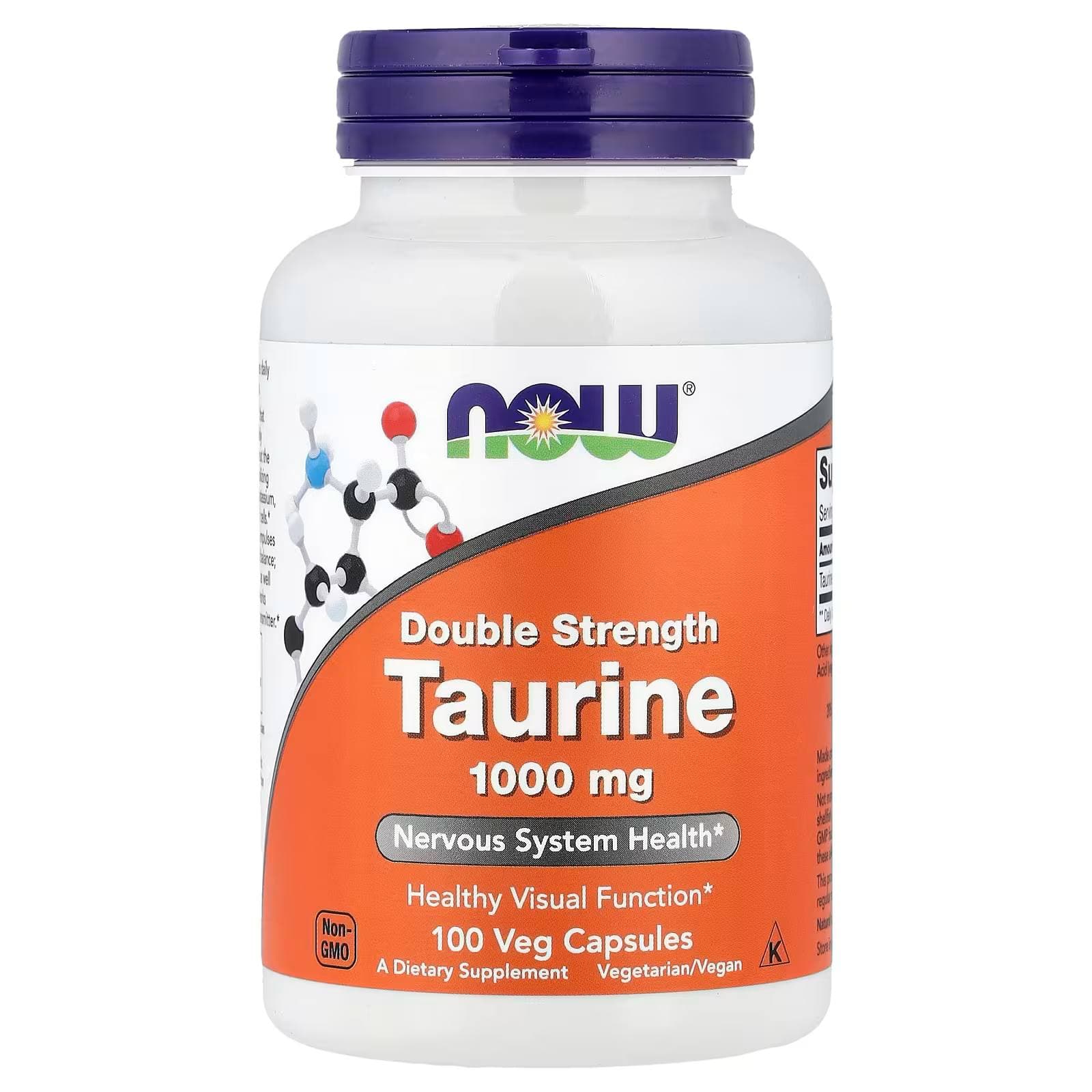 Taurine 1000mg 100veg