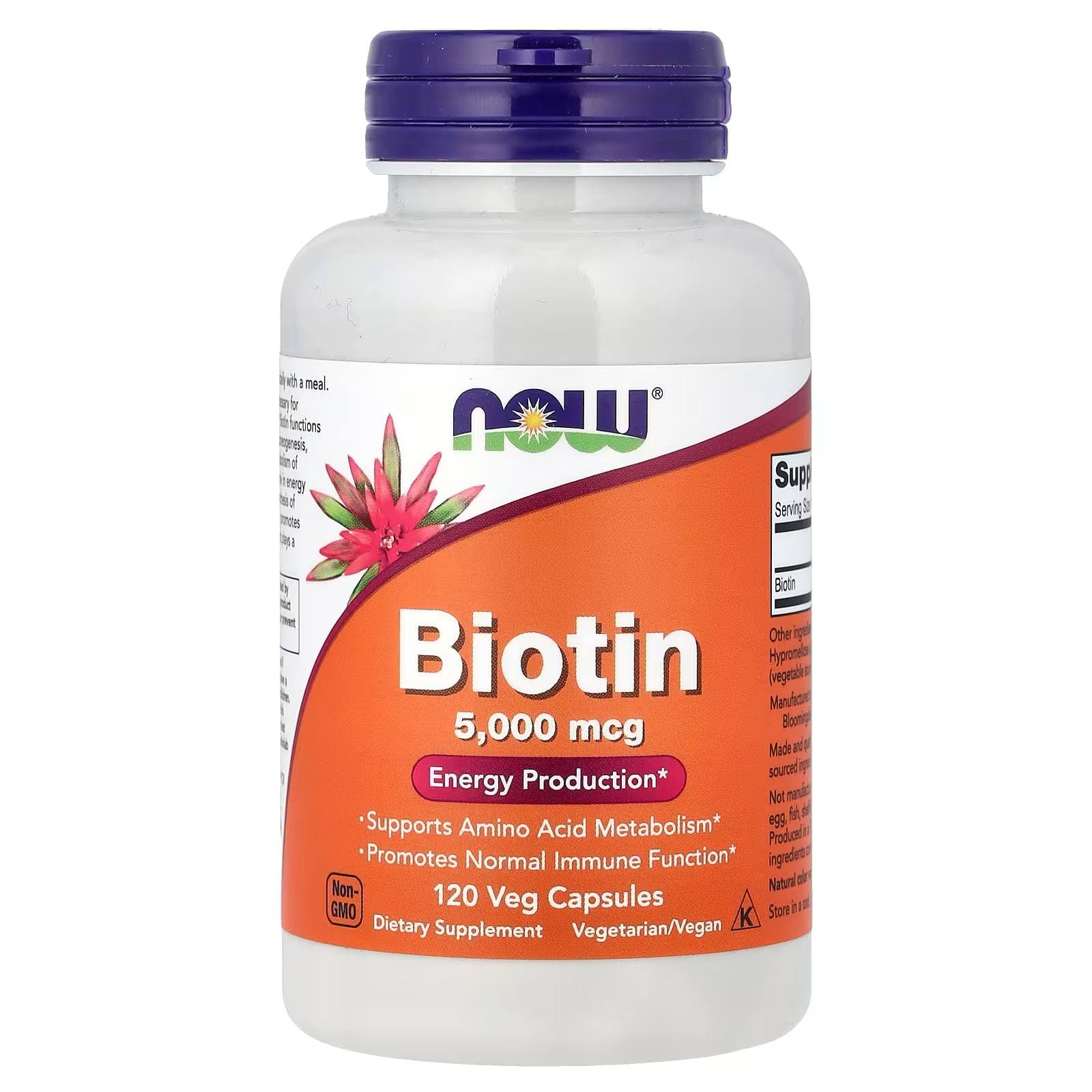 Biotin 5000mcg 120veg