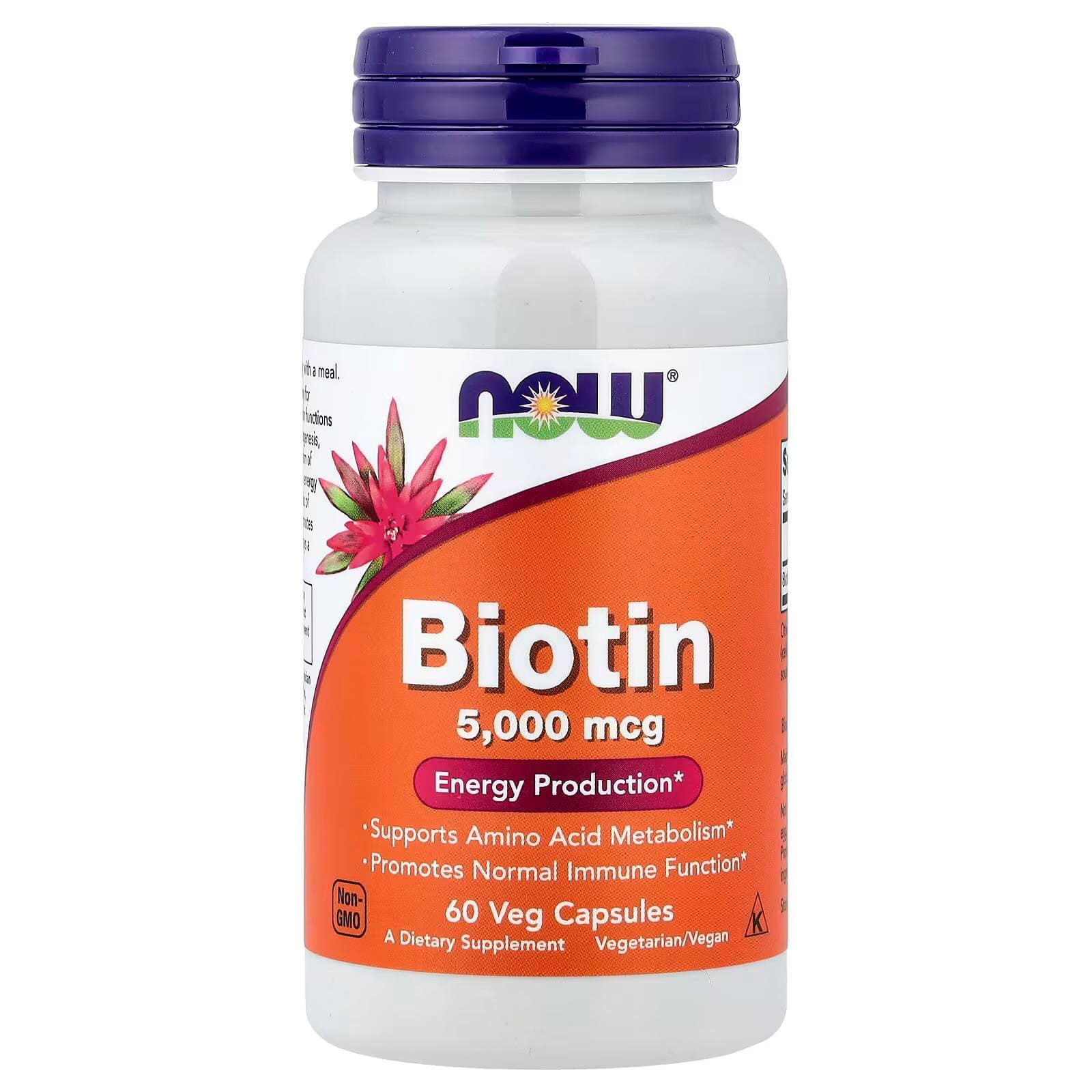 Biotin 5000mcg 60veg
